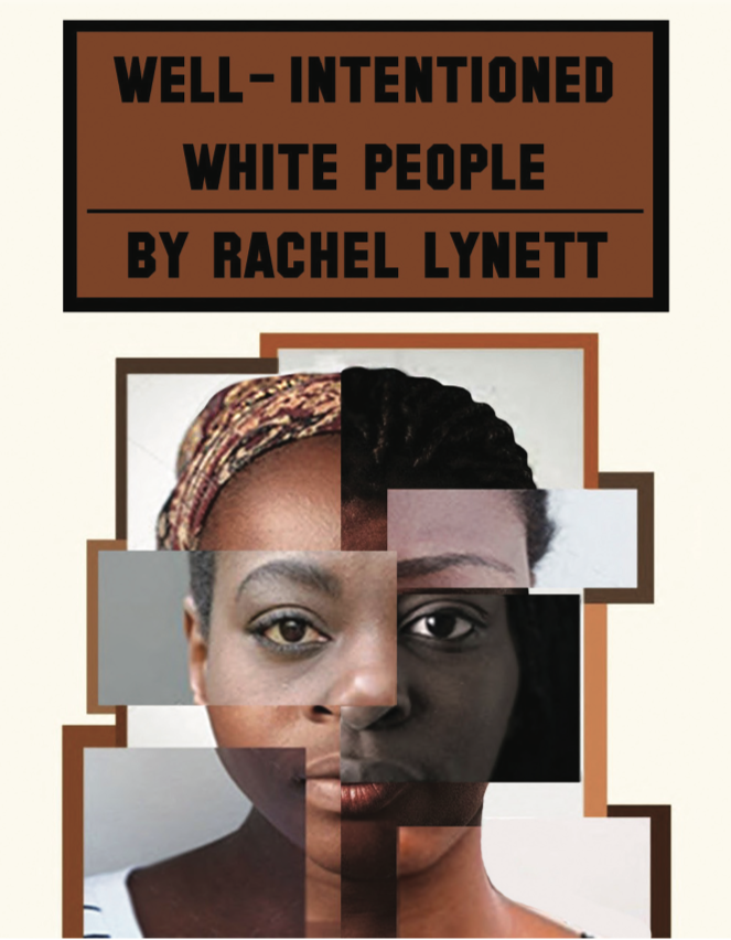 A collage of Black women's faces with the text: Well-Intentioned White People by Rachel Lynett